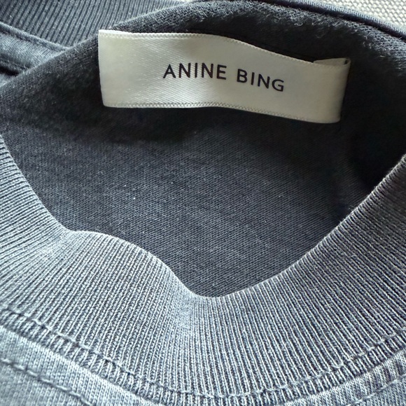 Anine Bing Charcoal Graphic Tee - Picture 2 of 3
